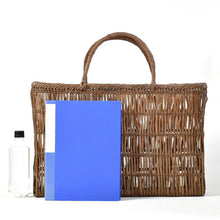 Load image into Gallery viewer, Japanese Wild Grape Vine Basket Bag (Openwork, Large)