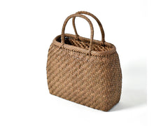 Japanese Wild Grape Vine Basket Bag (Rounded Corners, Medium)