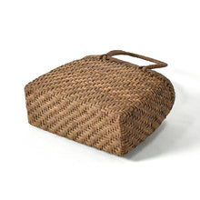 Load image into Gallery viewer, Japanese wild grape vine basket bag (rounded corners, small)