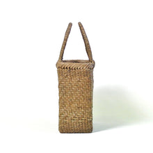 Load image into Gallery viewer, Japanese wild grape vine basket bag (square, medium, tiered)