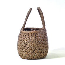 Load image into Gallery viewer, Japanese Wild Grape Vine Basket Bag (Flower Weave, Round C)