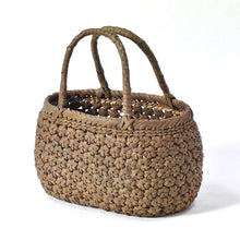 Load image into Gallery viewer, Japanese Wild Grape Vine Basket Bag (Flower Weave, Round C)
