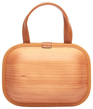 Load image into Gallery viewer, Wooden bag Monacca kaku shou Persimmon dyeing