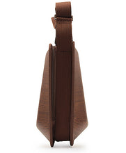 Load image into Gallery viewer, Wooden bag Monacca postman Brown