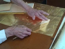 Load image into Gallery viewer, Pure gold thread 12kake(0.82mm thickness)