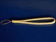 Load image into Gallery viewer, Gold and silver thread braid strap Hirakaragumi