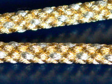 Load image into Gallery viewer, Gold and silver thread braid strap Marugumi