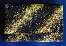 Load image into Gallery viewer, Pure gold thread card case black