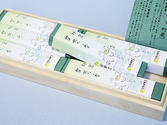 Bamboo charcoal sweet tea incense (in a paulownia wood box)