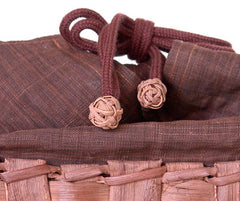 Japanese wild grape vine basket bag (Shoulder bag, wide, medium width)