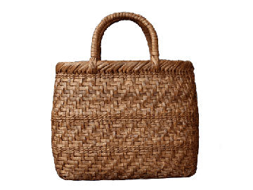 Japanese Wild Grape Vine Basket Bag (Rounded Corners, Rounded Bottom Line 2)