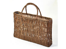 Load image into Gallery viewer, Japanese Wild Grape Vine Basket Bag (Openwork, Large)
