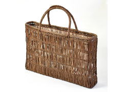 Japanese Wild Grape Vine Basket Bag (Openwork, Large)