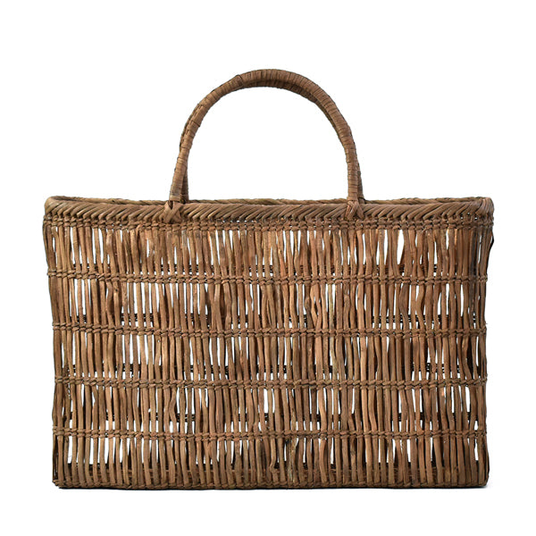 Japanese Wild Grape Vine Basket Bag (Openwork, Large)