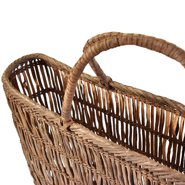 Japanese Wild Grape Vine Basket Bag (Openwork, Large)