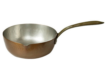 Hammered copperware One-handed Pot 19cm