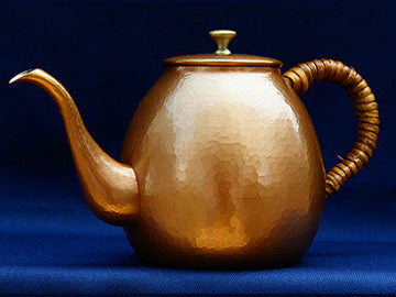 Hammered Copper Pot, 0.9L, Natural Color