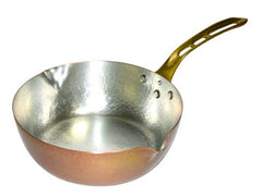 Hammered copperware One-handed Pot 19cm (both ends)