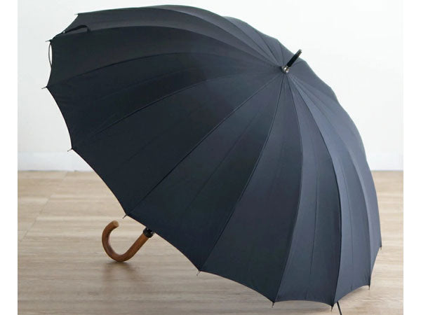 Fine Denier Miratore Umbrella (Black) with 65cm Ribs (16 Ribs) (997665)