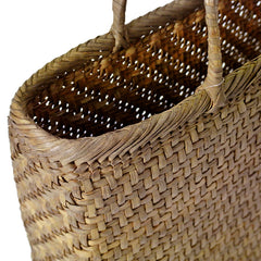Japanese Wild Grape Vine Basket Bag (Tote Bag, Large)