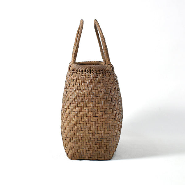 Japanese Wild Grape Vine Basket Bag (Rounded Corners, Large)