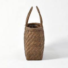 Japanese wild grape vine basket bag (rounded corners, small)