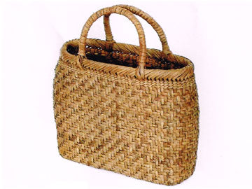 Japanese Wild Grape Vine Basket Bag (Rounded Corners, Rounded Bottom Line 1)