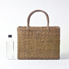 Japanese Wild Grape Vine Basket Bag (Square, Large)