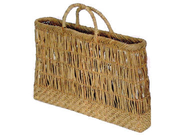 Japanese Wild Grape Vine Basket Bag (Openwork, Medium)