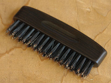 Natural hair portable hair brush