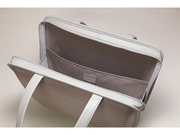 Wooden bag monacca Leaf Ash (gray)