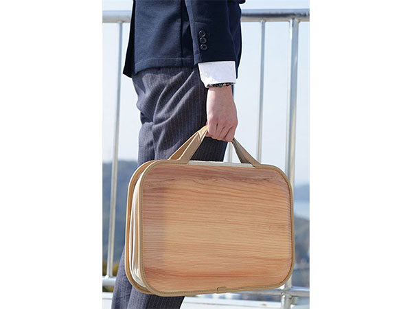 Wooden bag Roots Natural (Plain)