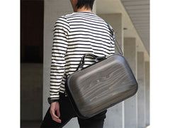 Wooden bag Roots Carbon (Black)