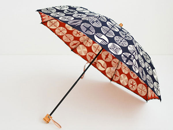 "Isamoyo Furoshiki" Folding Umbrella (Pine Tree) for Sun and Rain
