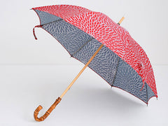 "Isamoyo Furoshiki" Long Umbrella (Chrysanthemum) for Rain or Shine