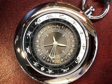 Japanese Clock - Pocket Watch: dull dial