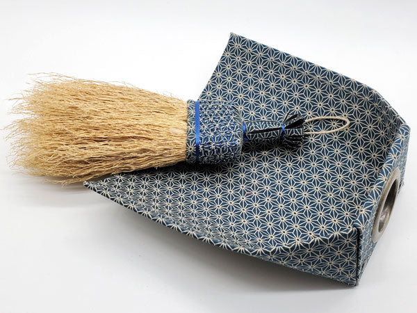 Nanbu broom Table broom set, blue
