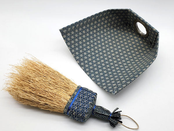 Nanbu broom Table broom set, blue