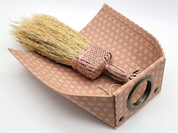 Nanbu broom Table broom set, pink