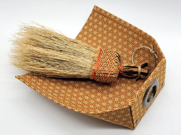 Nanbu broom Table broom set, orange
