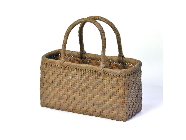 Japanese wild grape vine basket bag (square and horizontal)