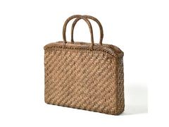 Japanese wild grape vine basket bag "Tote D6"