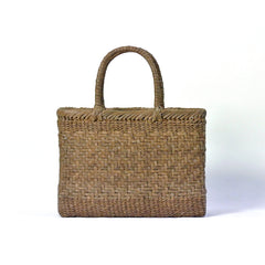 Japanese wild grape vine basket bag (square, medium, tiered)