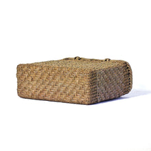 Load image into Gallery viewer, Japanese wild grape vine basket bag (square, medium, tiered)
