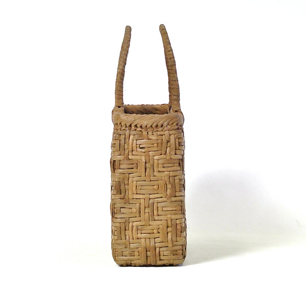 Japanese wild grape vine basket bag (square, tortoiseshell)