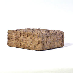 Japanese wild grape vine basket bag (square, tortoiseshell)
