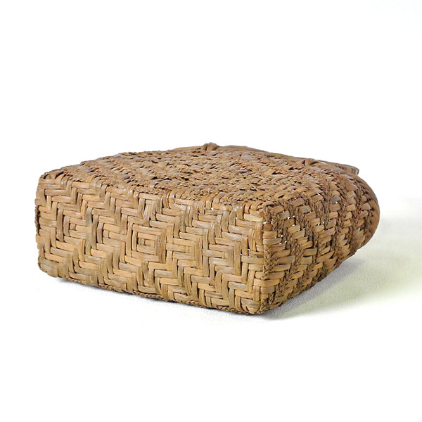 Japanese wild grape vine basket bag (Rounded corners, small, diamond-shaped, three-braid)