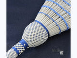 Nanbu broom Organic small broom, plain wood, indigo dye