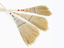 Load image into Gallery viewer, Nanbu Houki Organic Small Broom, Plain Wood, Persimmon Tannin Dyed
