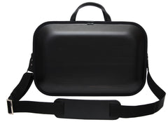 Wooden bag monacca kaku Black (with shoulder strap)